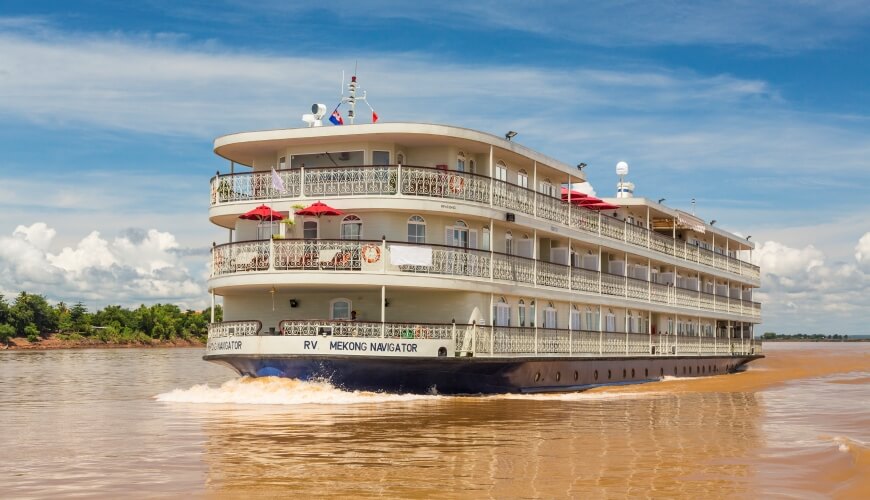 Cruising from Ho Chi Minh to Siem Reap on RV Mekong Navigator